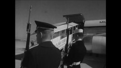 CAN913 BODIES OF APOLLO ONE ASTRONAUTS ARRIVE IN WASHINGTON Instructional Video