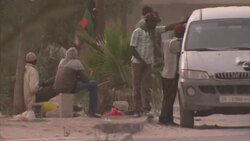 Refugees on Roadside in Zuwarah News Clip