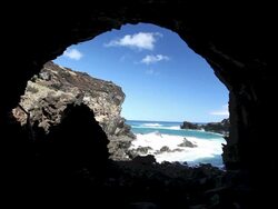 Cave, Ana Kai Tangata Stock Footage