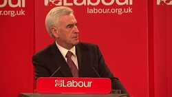 John McDonnell speech to Labour supporters News Clip