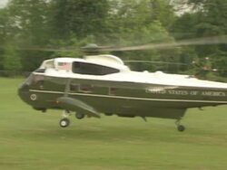 GEORGE BUSH VISIT UK 1989 News Clip