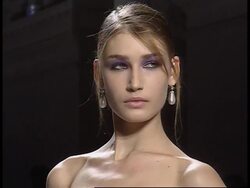 Pierre Balmain's Haute Couture Paris Show. News Clip