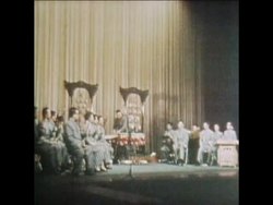 SYND 25 2 76 FORMER PRESIDENT NIXON GOES TO OPERA IN PEKING (BEIJING) WITH MAO'S WIFE JIANG QING News Clip