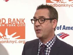 INTERVIEW - Ted Allen talks about how terrible the hunger problem in America is at 2014 Food Bank Of New York City Can Do Awards Stock Footage
