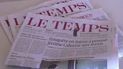 CLEAN : Swiss probe confirmed French News Clip