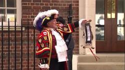 Town Crier Outside The Lindo Wing News Clip