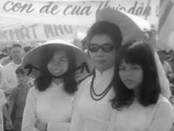 War Protests in South Vietnam Stock Footage