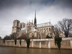 TIME LAPSE: Notre dame de Paris Stock Footage
