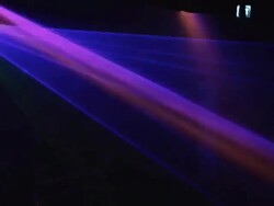Night Out Laser Show Stock Footage