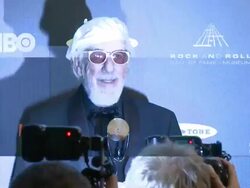 Lou Adler at 28th Annual Rock and Roll Hall Of Fame Induction Ceremony - Press Room 4/18/2013 in Los Angeles, CA.(Footage by WireImage Video/Getty Images Entertainment Video) Stock Footage