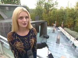 INTERVIEW: Lydia Hearst on the collection from Tiffany & Frank Gehry (Footage by WireImage Video/Getty Images Entertainment Video) Stock Footage