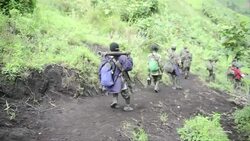 VOICED : DR Congos rebel fighters swap weapons for reintegration News Clip