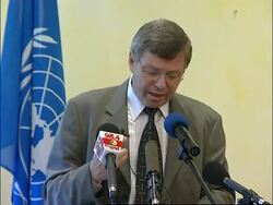 Senior UN envoy gives presser at the end of his East Africa tour News Clip