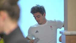 Chris Mears At Heathrow Reception Event News Clip