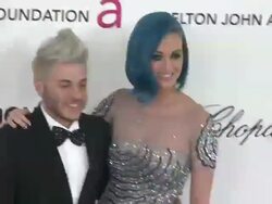 Katy Perry at Elton John Aids Foundation Celebrates 20th Annual Academy Awards Viewing Party Stock Footage