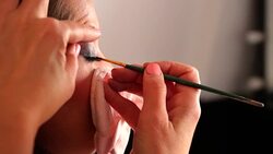 eye make up Stock Footage