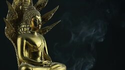 Buddha Statue Stock Footage
