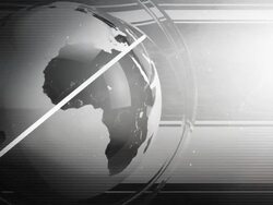 Modern Earth Spin Background Loop - Black & White HD Stock Footage
