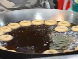 Making Donut Stock Footage