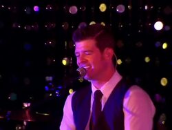 PERFORMANCE: Robin Thicke  Stock Footage