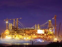 Construction Site Time Lapse Video Stock Footage