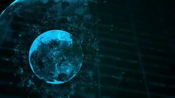 global technology concept animation,blue background Stock Footage