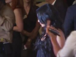 Vanessa Hudgens at the 2010 Women In Film Crystal & Lucy Awards: A New Era at Los Angeles CA. (Footage by WireImage Video/GettyImages) Stock Footage