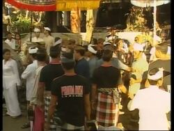 VOICE: Balinese pray at site of bomb blast News Clip