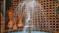 Water Fountain Park in Thailand Stock Footage