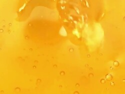 Close up of honey flowing Stock Footage
