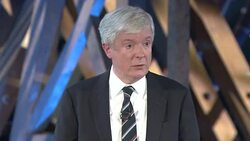 Tony Hall, Baron Hall of Birkenhead speaks regarding BBC Finances News Clip