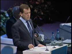 President Medvedev comment on Ukraine gas, press freedom News Clip