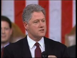 USA: WASHINGTON: CLINTON TRIES TO RALLY SUPPORT OVER BUDGET CRISIS News Clip