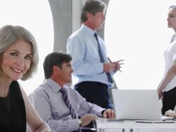 Mature Senior Business Stock Footage