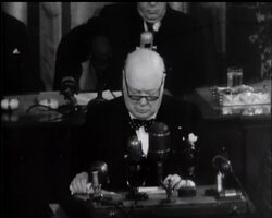 MR CHURCHILL ADDRESSES CONGRESS News Clip