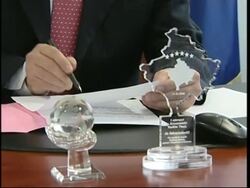 Thaci says building a country ready to join NATO News Clip