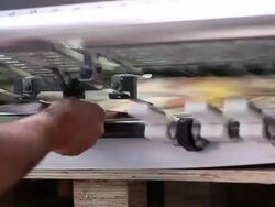 Sheet Pull... Stock Footage