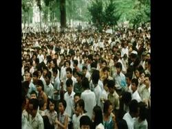 SYND 11 10 72 CELEBRATIONS FOR SECOND ANNIVERSARY AS REPUBLIC News Clip