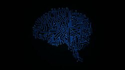4K Brain with Circuit Board Stock Footage