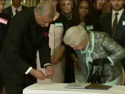 Queen signs Commonwealth charter News Clip