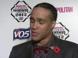 INTERVIEW: Ashley Banjo at the Cosmo Woman of the Year Awards 2012 at Victoria & Albert Museum on October 30, 2012 in London, England (Footage by WireImage Video/Getty Images) Stock Footage
