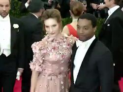 Chiwetel Ejiofor at 'Charles James: Beyond Fashion' Costume Institute Gala - Arrivals Stock Footage