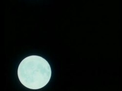 MS time lapse view of full moon rising Stock Footage