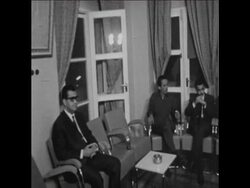 SYND 27 4 67 SANRA AMER MEETS FLOSY LEADERS Instructional Video