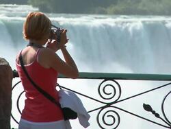 HD: At Niagara Falls Stock Footage