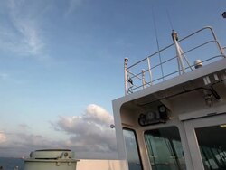 Tanker bridge Stock Footage