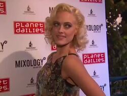 Peta Murgatroyd at Joey Fatone And Kym Johnson Host After Party For Premiere Of Dancing With The Stars At Mixology 101 on 9/24/12 in Los Angeles, CA. Stock Footage