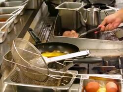 Steaks on barbecue cooking Stock Footage