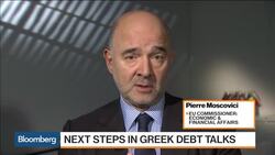Moscovici: Greek Review Discussions 'Quite Positive' News Clip