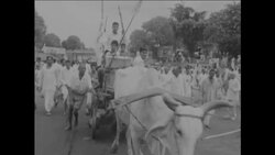 CAN832 HINDUS PROTEST THE SLAUGHTER OF COWS Instructional Video